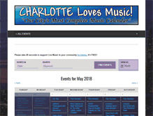 Tablet Screenshot of charlottelovesmusic.com